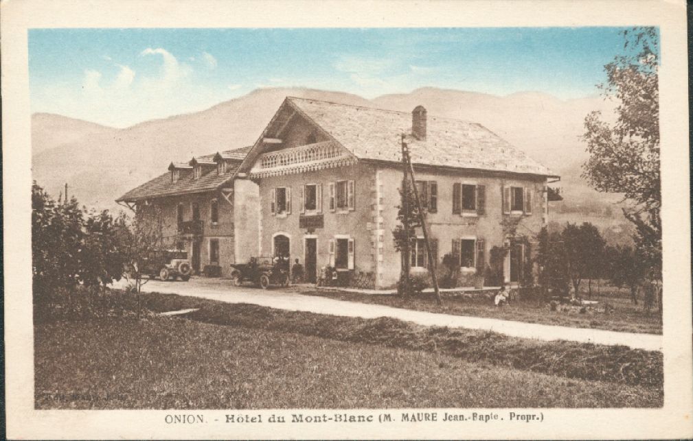Onnion, l’Hotel du Mont-Blanc - l:1009, h:643