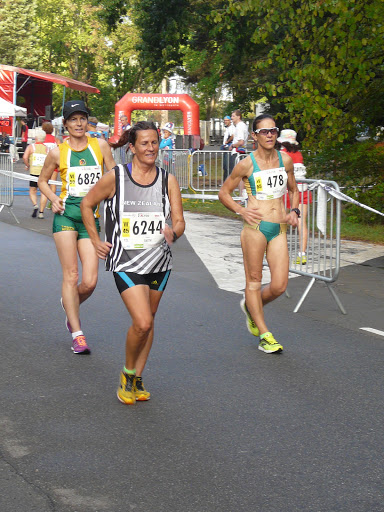 WMAC Lyon 2015, 14 août, 20km W, Lesley Van Buuren, Corinne Smith, Lynette Ventris