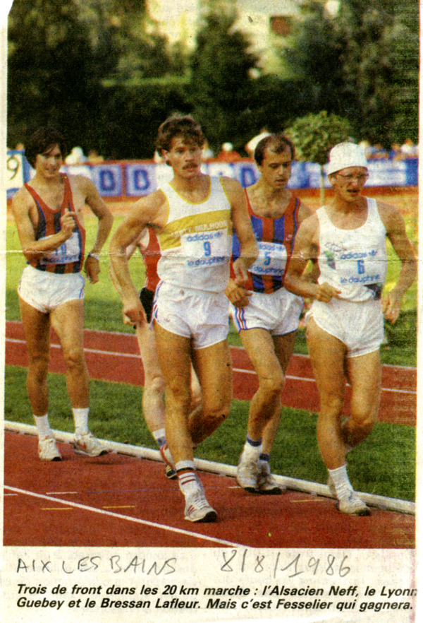 Eric Neisse (10), Jean-Marie Neff (9), Dominique Guebey (5), Philippe Lafleur (6)