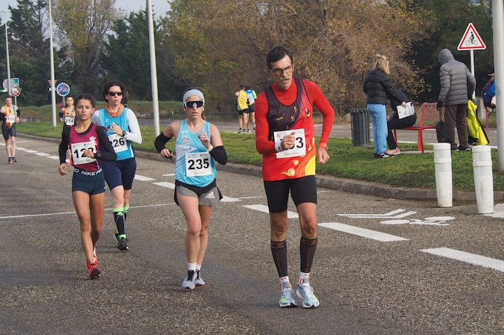 Anae BONHOMME (122), Myriam BEGEL (226), Anais CHEVAUX (235), Patrick BONVARLET (153)