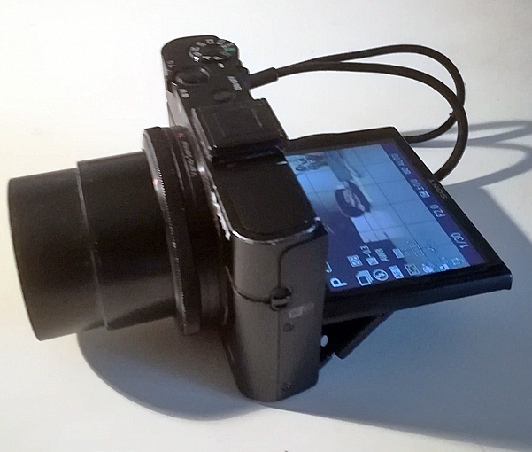 RX100 et son écran LCD