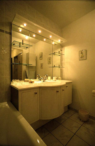Photo d'architecture interieure, salle de bain